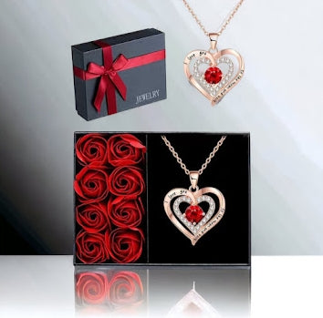 I LOVE YOU NECKLACE GIFT BOX