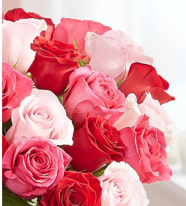 Deluxe Enchanted Rose Medley Bouquet, 36 Stems